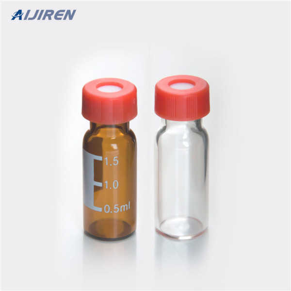 sample preparation crimp seal vial aluminum crimp cap and septa